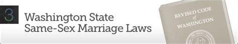 Washington State Same Sex Marriage Laws Mckinley Irvin Divorce Guide