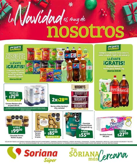 Folleto Soriana Super Navidad Del 17 Al 29 De Noviembre 2021