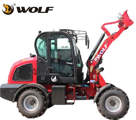 Construction Machine Wolf Loader Wl812 Wheel Loader With 1200kg Load