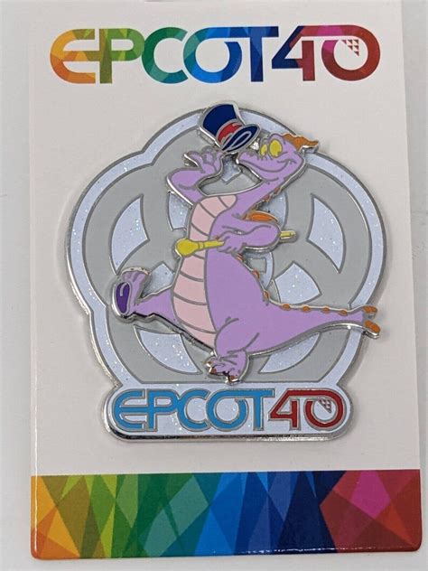 Figment Tophat Epcot 40 40th Anniversary Disney Pin Etsy