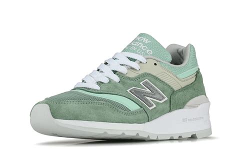 New Balance 997 Made In USA Mint Suede | SneakerNews.com