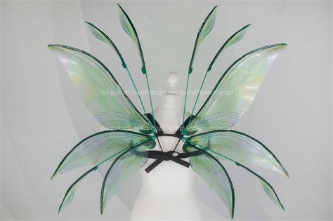 Butterfly Green Wings, Forest Fairy Wings, Fairy Wings, Wings Photo Prop, Wedding Wings ...