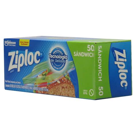 BOLSA ZIPLOC PARA SANDWICH CJ 50 Tres Ases