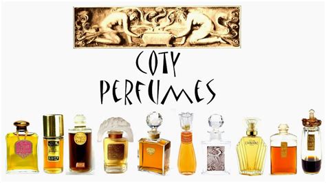 Coty Perfumes: Perfume List