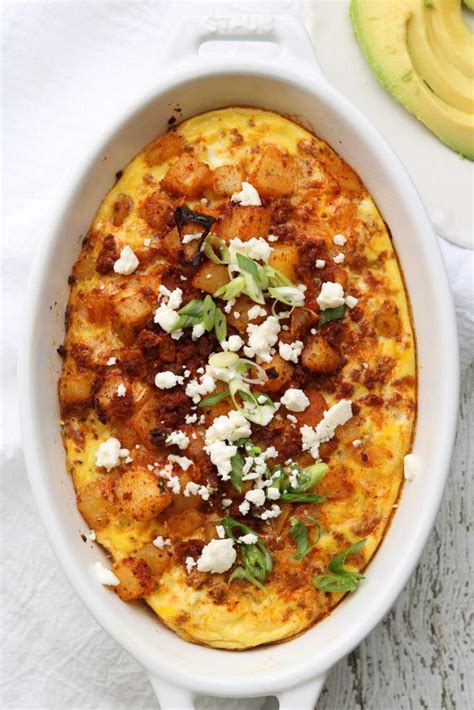 Baked Mexican Chorizo And Eggs Claudias Table