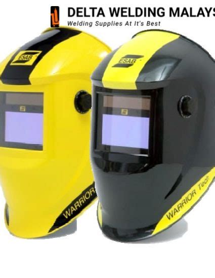 Esab Warrior Tech Welding Auto Darkening Helmet Black Delta Welding