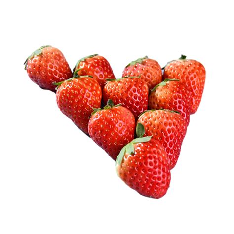 Huge Strawberries Arranged In A Triangle Strawberry Health Nutrition