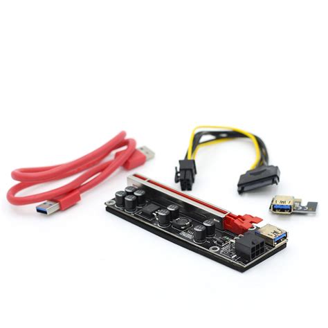 Riser PCI E 009S 16X Extensor PCI E Riser USB 3 0 Placa Gráfica