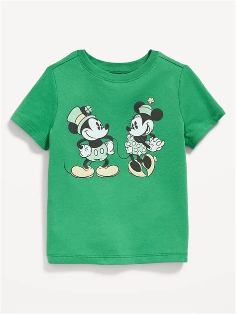 Disney© Mickey And Minnie St Patricks Day Matching Unisex T Shirt For