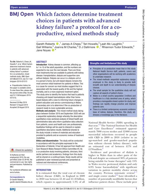 Pdf Which Factors Determine Treatment Choices In Patients With