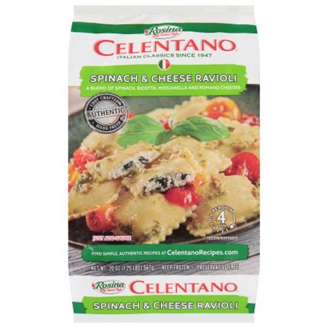 Celentano® Spinach And Cheese Ravioli Frozen Pasta 20 Oz Harris Teeter
