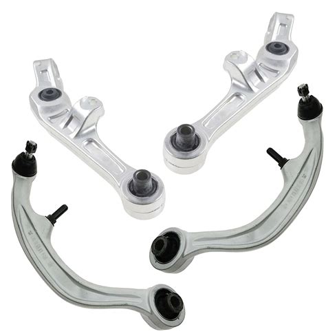 4 Pc Front Suspension Kit Upper Lower Control Arms With Ball Joints