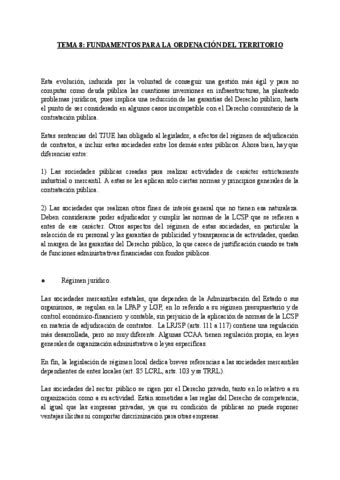 Tema Fundamentos Para La Ordenacion Del Territorio Pdf