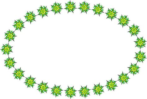 Green Star Border