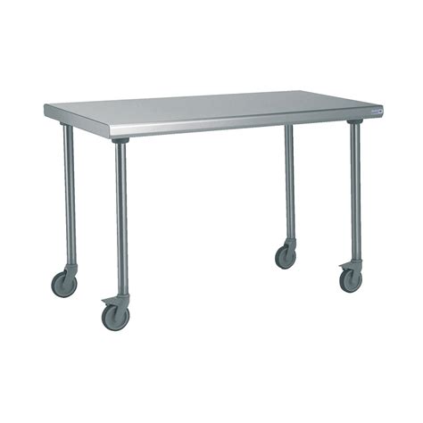 Table Inox Centrale Sur Roues Cuisine Et Comptoir