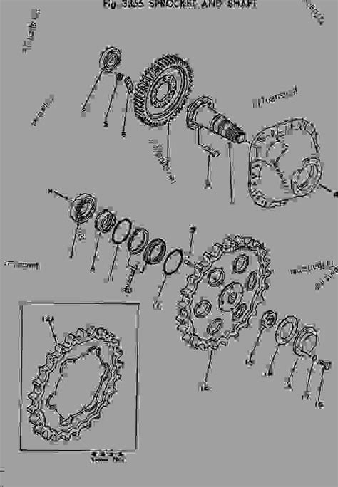 Sprocket And Shaft Bulldozer Komatsu D A Steering System And