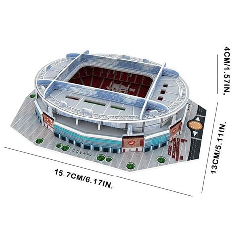 Jual PROMO 3D Puzzle Stadion Sepakbola KECIL Miniatur San Siro Old