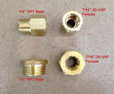 Fitting Unf Orb Female To Pipe Npt Male Gauge Adapter