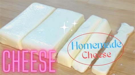 How To Make Cheese At Home With Milk ချိစ်လုပ်နည်း Easy Homemade Cheese Recipe Youtube