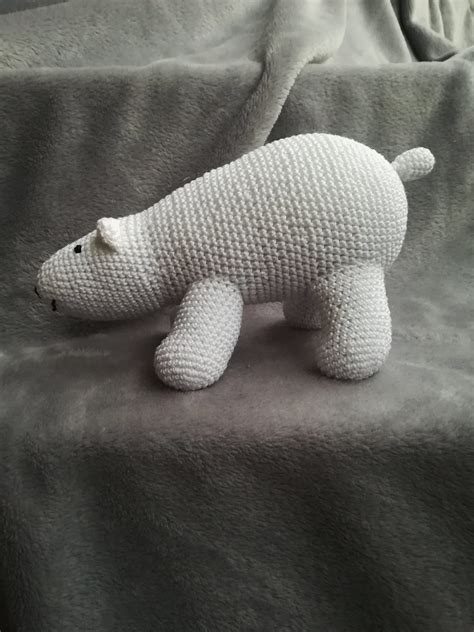 Polar Bear Crochet Polar Bear Pattern Crochet Pattern Amigurumi Polar