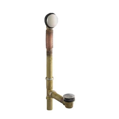 Kohler Clearflo Slotted Overflow Brass Bath Drain In Vibrant Polished