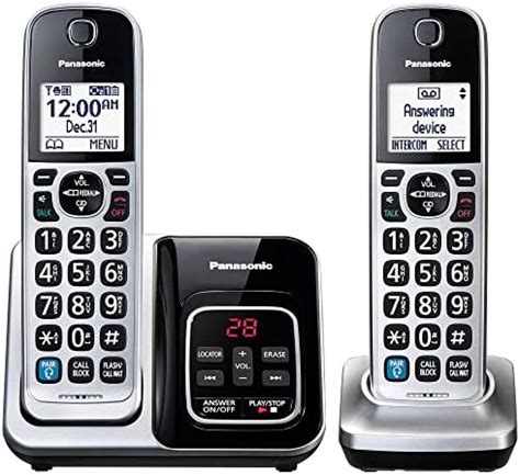 Amazon Panasonic Kx Tg Dect Bluetooth Handset Phone