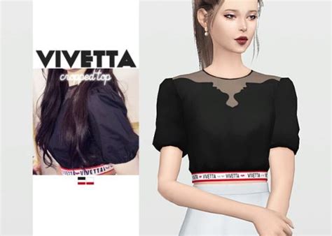 Waekey Sims 4 Crop Tops Sims 4 Clothing