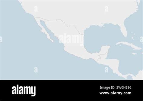 Mexico Map Highlighted In Mexico Flag Colors And Pin Of Country Capital