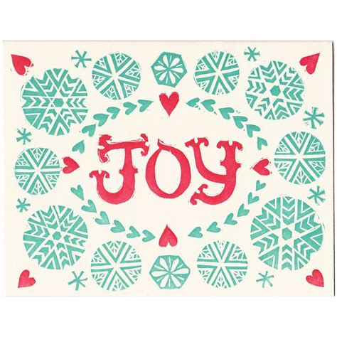 Spread Holiday Cheer With Our Joyful Linocut Card