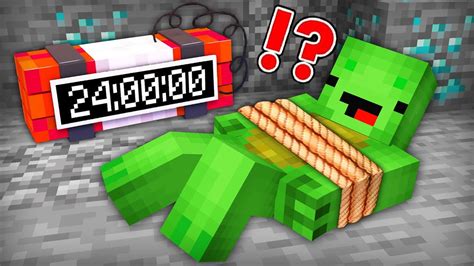 24 HOURS To Find Mikey In Minecraft! (Maizen Mazien Mizen) - YouTube