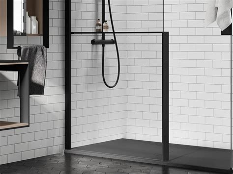 KUADRA H FRAME Aluminium Storage Shelf For Shower Panel By NOVELLINI