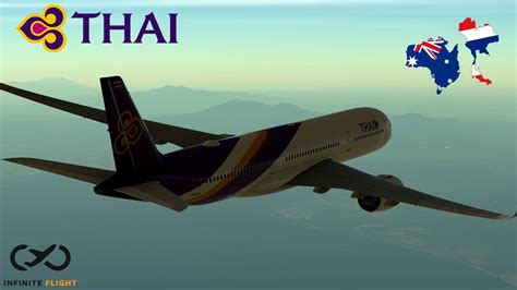 Infinite Flight Melbourne Mel To Bangkok Bkk Thai Airways A