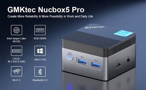 Mllse Gmktec Kb Mini Pc Intel Celeron N Windows Pro K Gb Ram