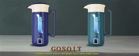 Gosoit Hydrogen Water Bottle Hydrogen Alkaline Water Generator Ionizer