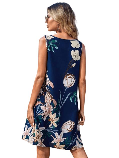 Robe Bohème Florale Bleue Mon Magasin Tendance