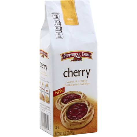 Pepperidge Farm Cookies Thumbprint Cherry Cookies Yoders Country