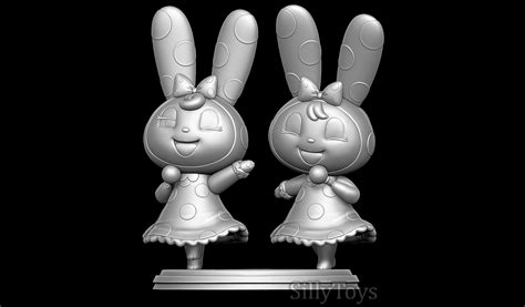 Artstation Rabbit Sisters Animal Crossing 3d Print Model Resources