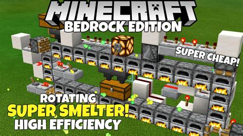 How To Make A Super Smelter In Minecraft Bedrock