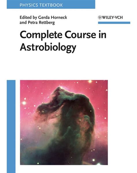 Complete Course In Astrobiology Nhbs Academic And Professional Books