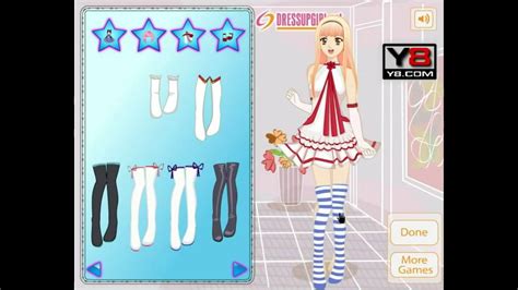 Anime Girl Fashion Dress Up Online Games By Malditha Youtube