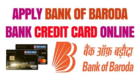 How To Apply Bank Of Baroda Credit Card Apply Bank Of Baroda Credit Card Apply Bob Credit