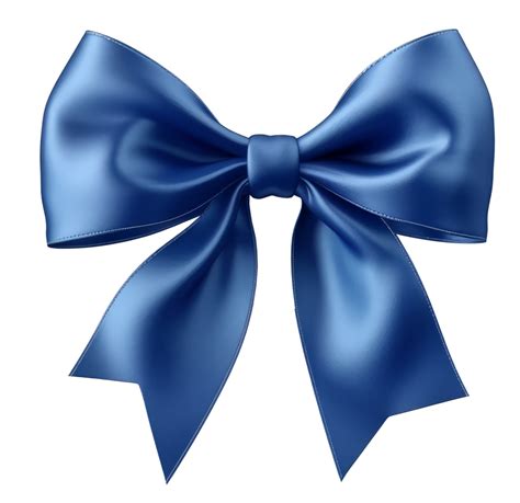 Blue Isolated Bow Png