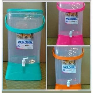 Jual Dispenser Kran Air Liter Toples Verona Liter Toko Dhevka