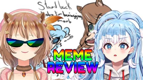 ぶいらび holoIDMEME REVIEW WITH Kobo Kanaeru Ch hololive ID Ayunda Risu