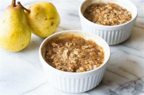 Maple Ginger Pear Crisp Recipe Girl