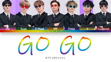 Bts 방탄소년단 Go Go 고민보다 Go Color Coded Lyrics Engromhan가사 Youtube