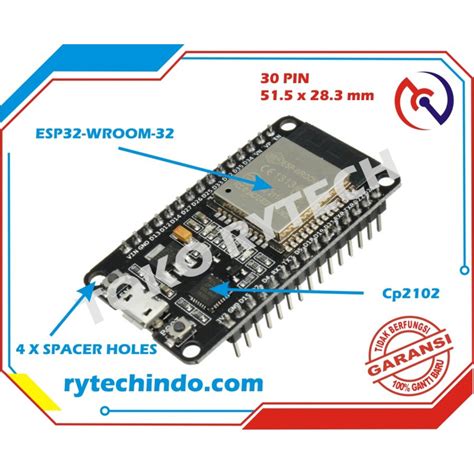 Jual RTI ESP32 ESP 32 DOIT WIFI BLUETOOTH IOT ESP 32S DEVELOPMENT