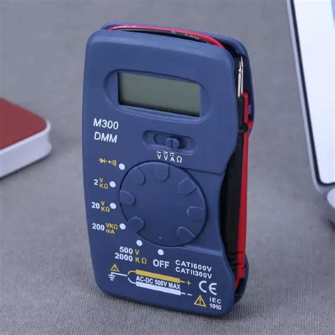 M300 Multimeter Digital Ultradünne Mini Pocket Tester Integriert Multimeter Ampe Eur 10 10