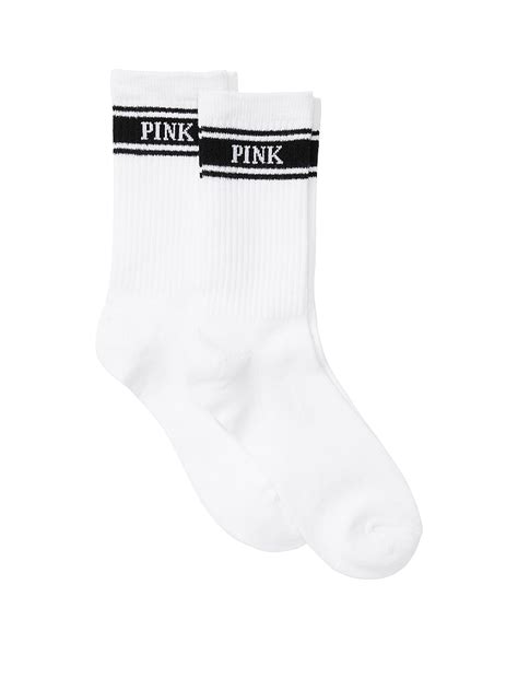 Buy 2-Pack Crew Socks - Order Socks online 5000005756 - PINK US