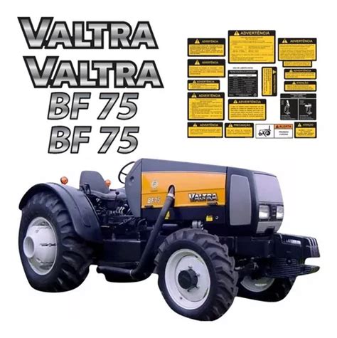 Kit Adesivos Resinados Trator Para Valtra Bf75 17725 Frete grátis